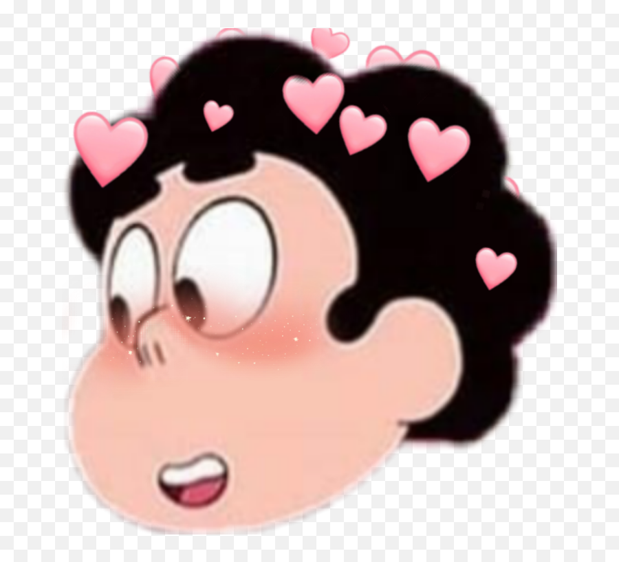 Stevenuniverse Steven Adorable Blush - Girly Emoji,Steven Universe Emojis