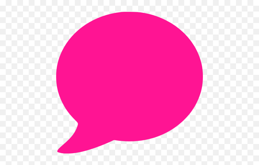 Deep Pink Speech Bubble Icon - Free Deep Pink Speech Bubble Speech Bubble Colorful Transparent Emoji,Double Speech Bubble Emoticon