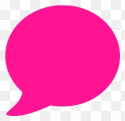 Deep Pink Speech Bubble Icon - Free Deep Pink Speech Bubble Speech Bubble Colorful Transparent Emoji,Double Speech Bubble Emoticon