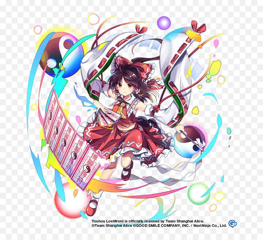 Stage 2 - Reimu Hakurei Lost Word Emoji,The Lost Emotion Remix Touhou