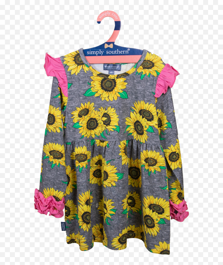 Southern Toddler Ruffle Dress - Short Sleeve Emoji,Emoji Birthday Dress