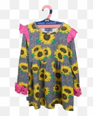 Southern Toddler Ruffle Dress - Short Sleeve Emoji,Emoji Birthday Dress