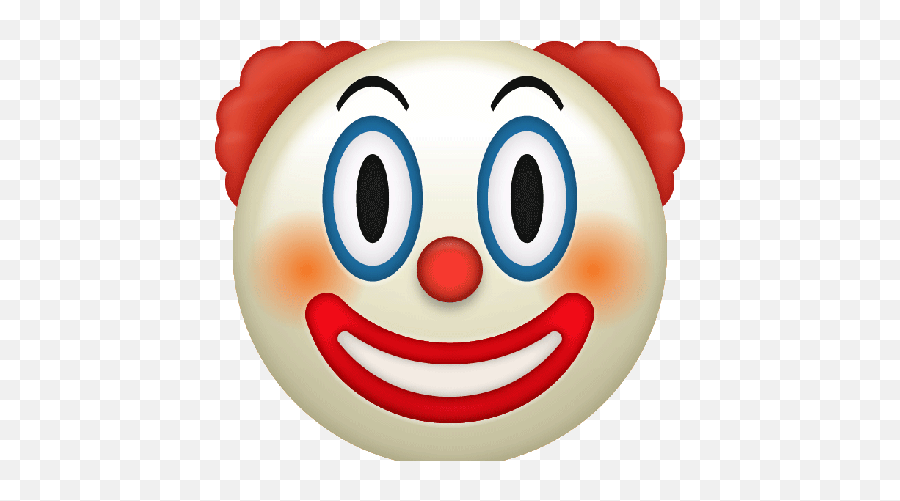 Clown Emoji Appleemoji Ios Sticker - Clown Emoji,Clown Emoji Ios 10