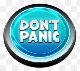 Dont Panic Button Icon - Language Emoji,Fonts - Emotions Calm