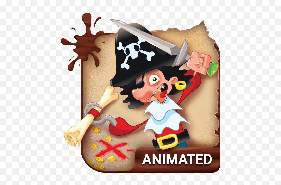 Pirate Animated Keyboard - Mattel Emoji,Wave Emoji Hat