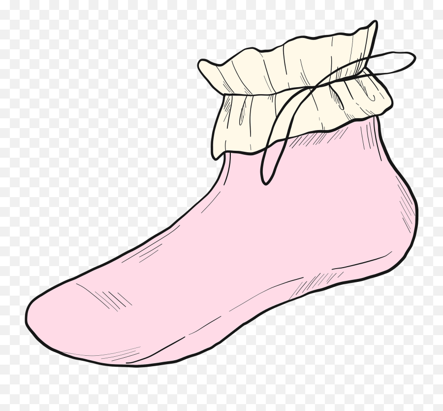 Sock Clipart - Girly Emoji,Girls Emoji Knee Socks