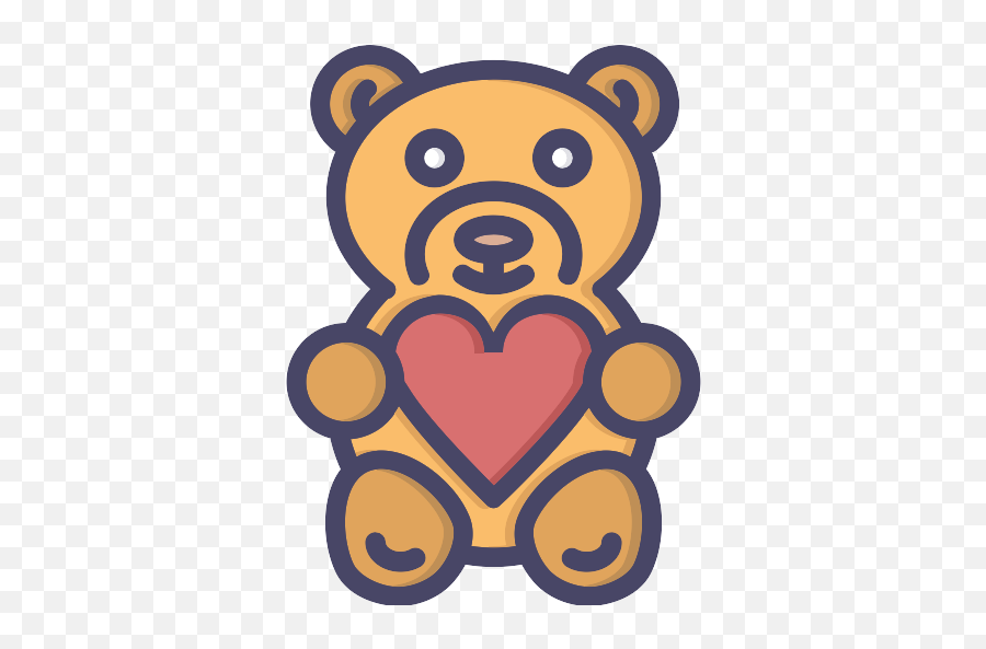 Teddy Bear Vector Svg Icon 25 - Png Repo Free Png Icons Girly Emoji,Printable Emoticons Teddy Bear