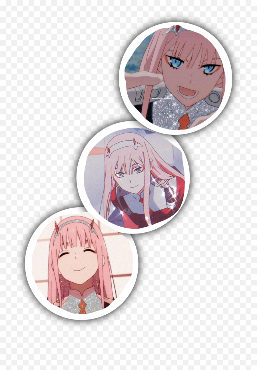 The Most Edited Zerotwo Picsart - Fictional Character Emoji,Weaboo Emojis