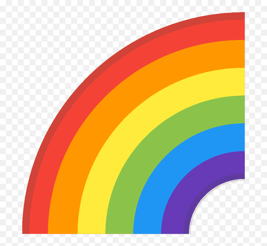 Transparent Background Rainbow Emoji - Rainbow Emoji Png,Android Oreo Emojis