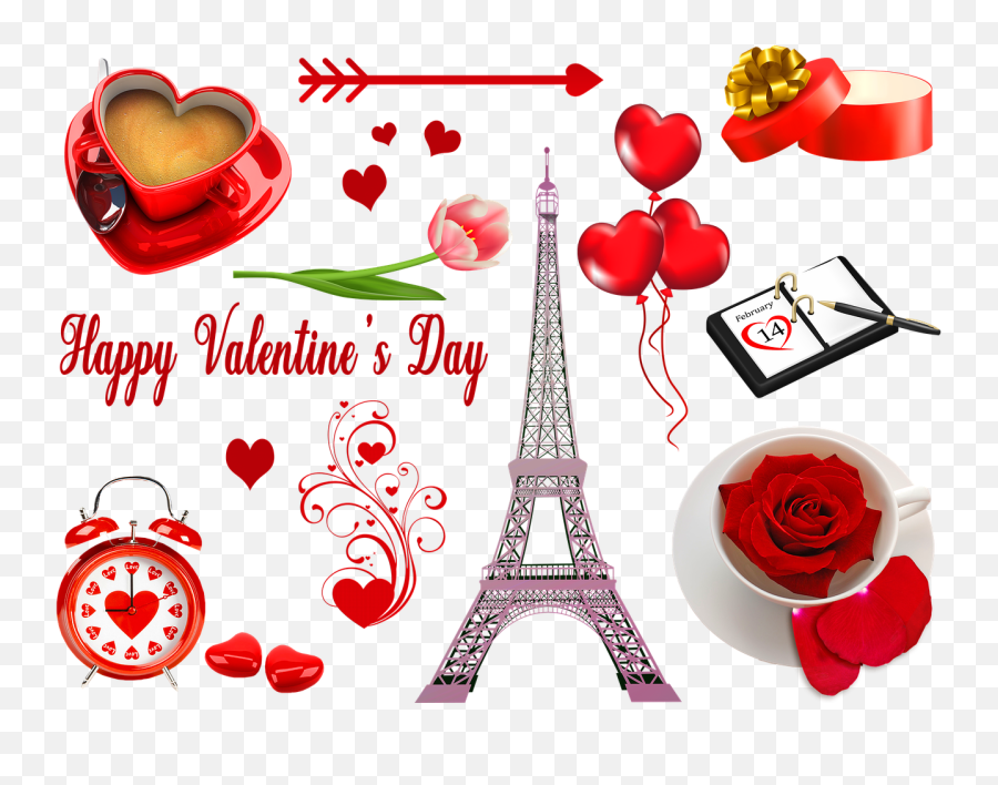 Valentine Clip Art Eiffel Tower Emoji,Plaisir Vs Emotion Eiffel Tower