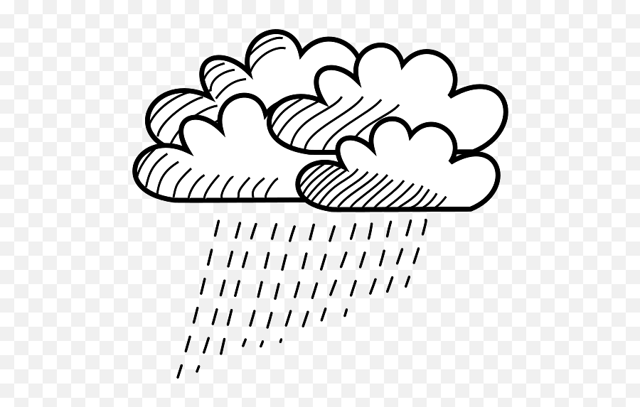 Dibujo De Nubes De Lluvia Png - Rain Cloud Drawing Png Emoji,Emoticon De Nube Y Rayo Whatsapp