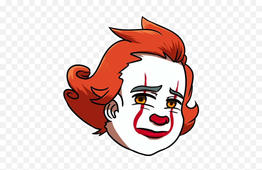 Pennywise The Dancing Clown Whatsapp Stickers - Stickers Cloud Emoji,Pennywise Emoticon