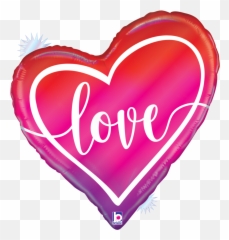 26 Opal Ombre Love Balloon Emoji,2nd Anniversary In Emojis