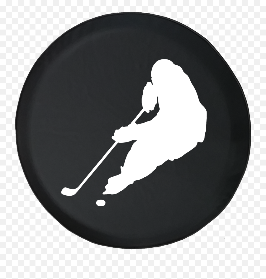 Hockey Player Skating With Puck Trailer Offroad Jeep - College Hockey Emoji,Jeep Emoji