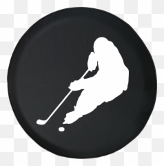 Hockey Player Skating With Puck Trailer Offroad Jeep - College Hockey Emoji,Jeep Emoji