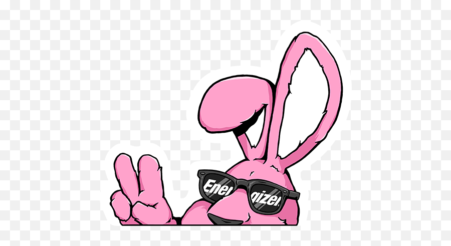 Energizer Bunny Stickers Messages - Energizer Bunny Png Emoji,Energizer Bunny Emoji