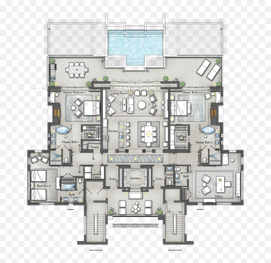 Luxury Modern Mansion Floor Plans 3d - House Plan Emoji,Emoticon .3.