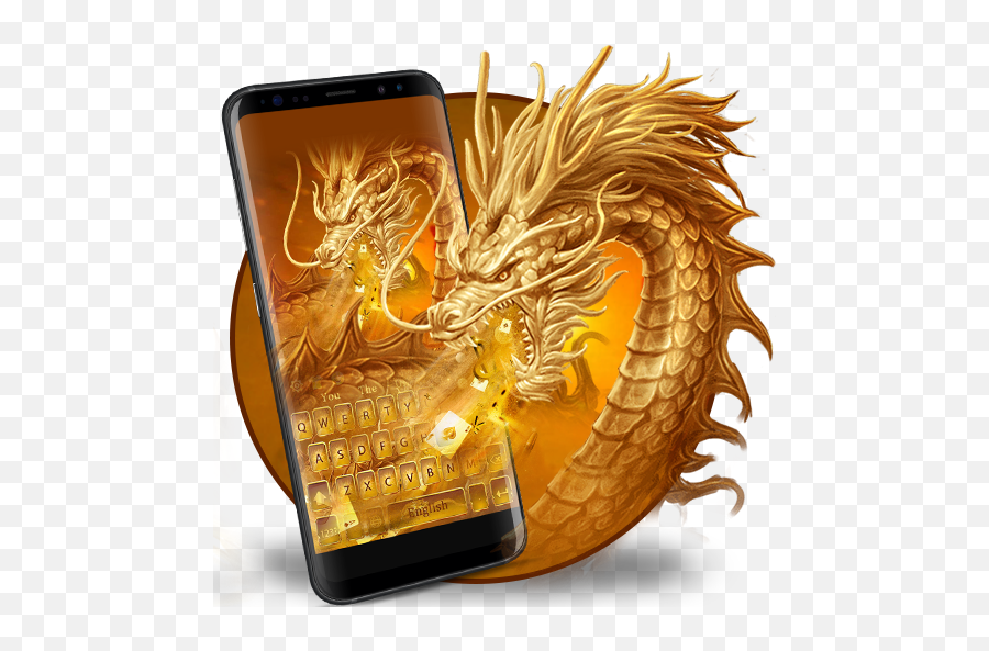 War Gold Dragon Keyboard Theme - U200c Google Play Dragon Emoji,Dragon Emoji Android