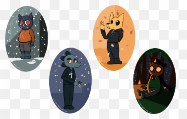 Cat Night In The Woods Adventure Game Gaming R Emoji,Discord Snowman Emoji
