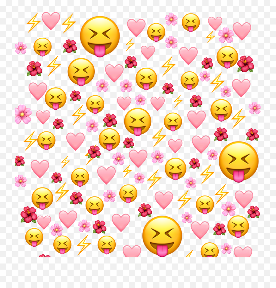Emoji Flower Sticker - Happy,Lightning Emoji