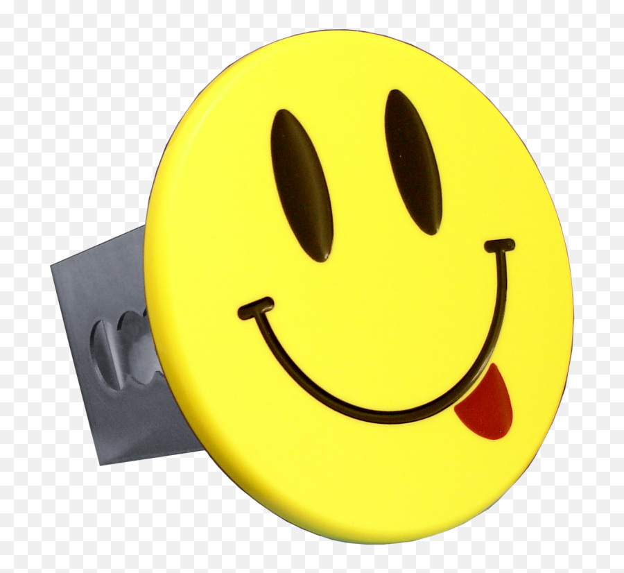 Au - Tomotive Gold Smiley Face With Tongue Yellow Trailer Hitch Plug Walmartcom Happy Emoji,Hamster Face Emoticon
