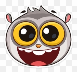 The Lemur - Happy Emoji,Lemur Emoji