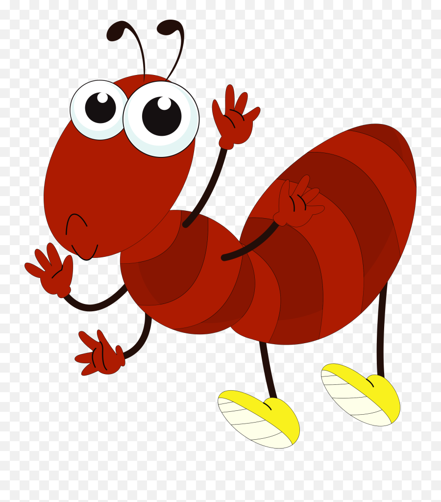 Clipart Ant - Transparent Background Ant Cartoon Png Emoji,Sleep Ant Ladybug Ant Emoji