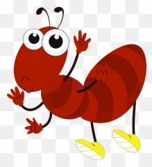Clipart Ant - Transparent Background Ant Cartoon Png Emoji,Sleep Ant Ladybug Ant Emoji