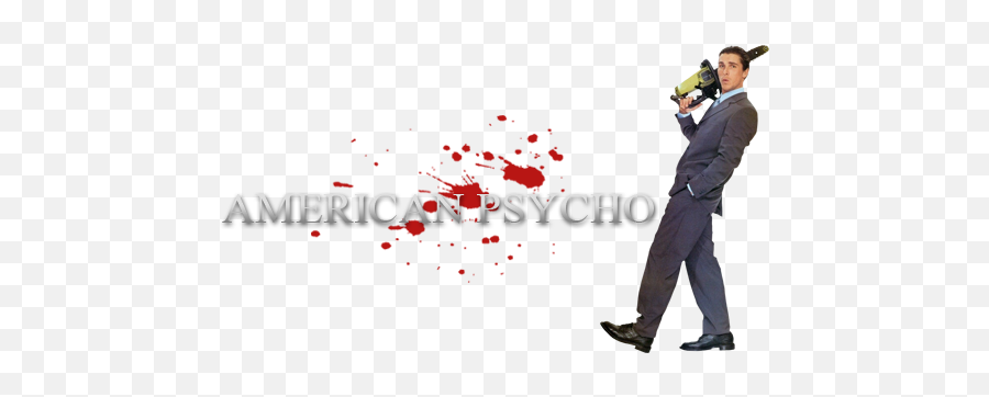 American Psycho Movie Fanart Fanarttv - Transparent American Psycho Face Png Emoji,Emoji Movie Fanart