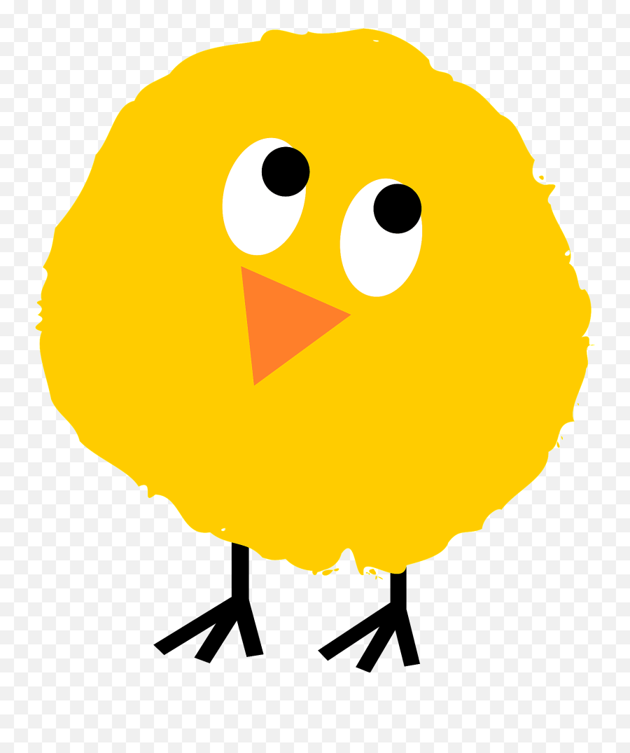 Fluffy Chick Rolling Eyes Clipart Free Download Transparent - Fluffy Yellow Chick Clipoart Emoji,Eye-roll Emoji