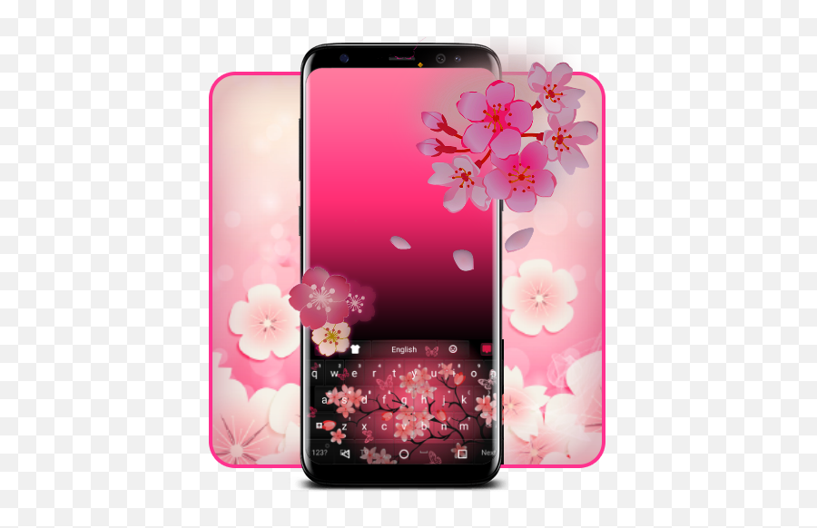 Cherry Blossom Keyboard - Smartphone Emoji,Cherry Flower Japan Emoji