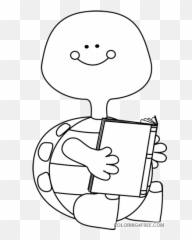 Turtle Outline Coloring Pages Turtle Reading Printable - Dot Emoji,Turtle Shell Emoji