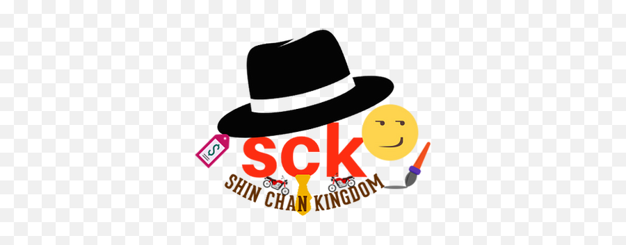 Shin Chan Home - Costume Hat Emoji,Fedora Emoticon