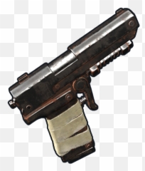 Sticker - Rust Pistol Emoji,Emoji Mask With Gun