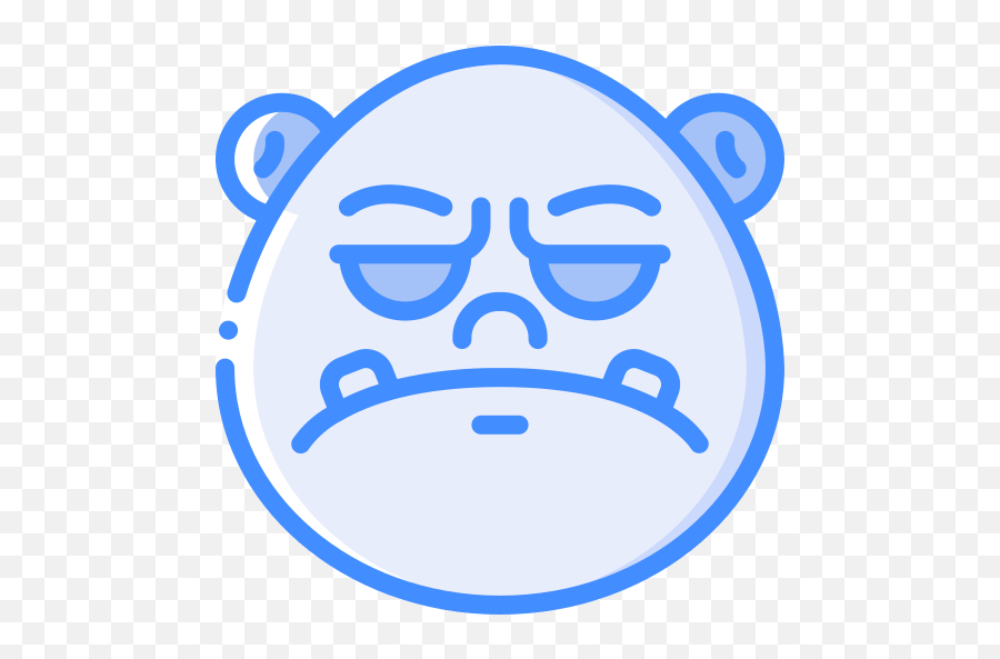 Grumpy - Dot Emoji,Grumpy Emojis
