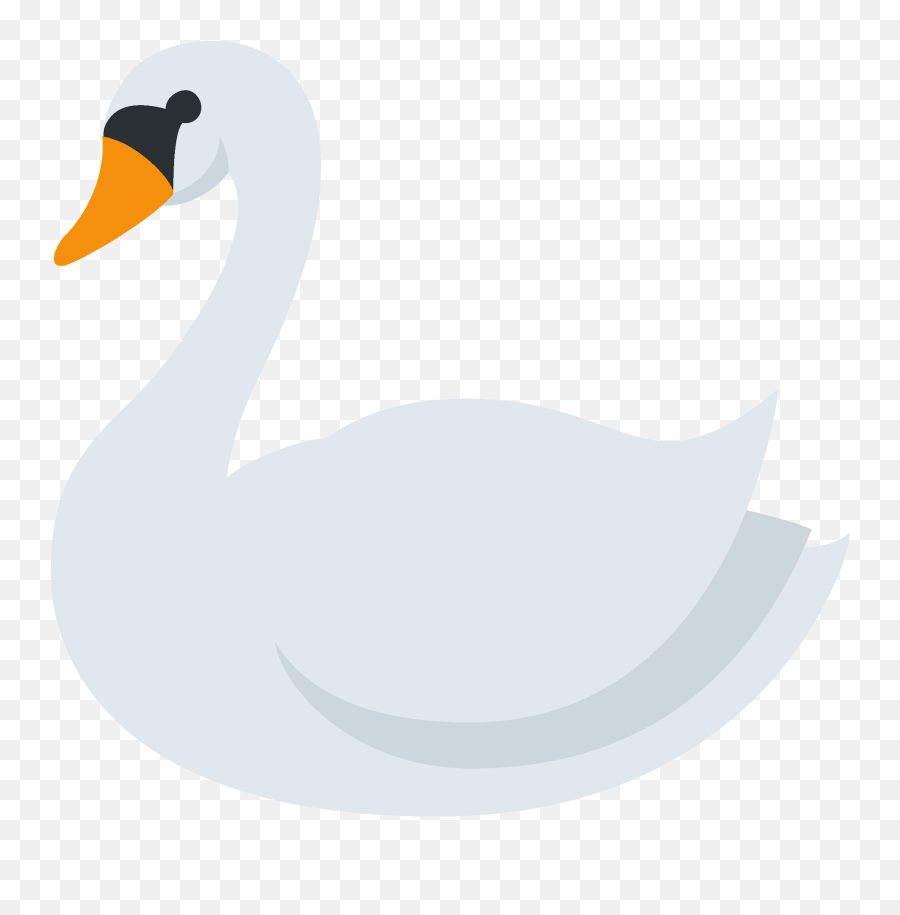 Swan Emoji Clipart - Swan Emoji Png,Goose Emoji