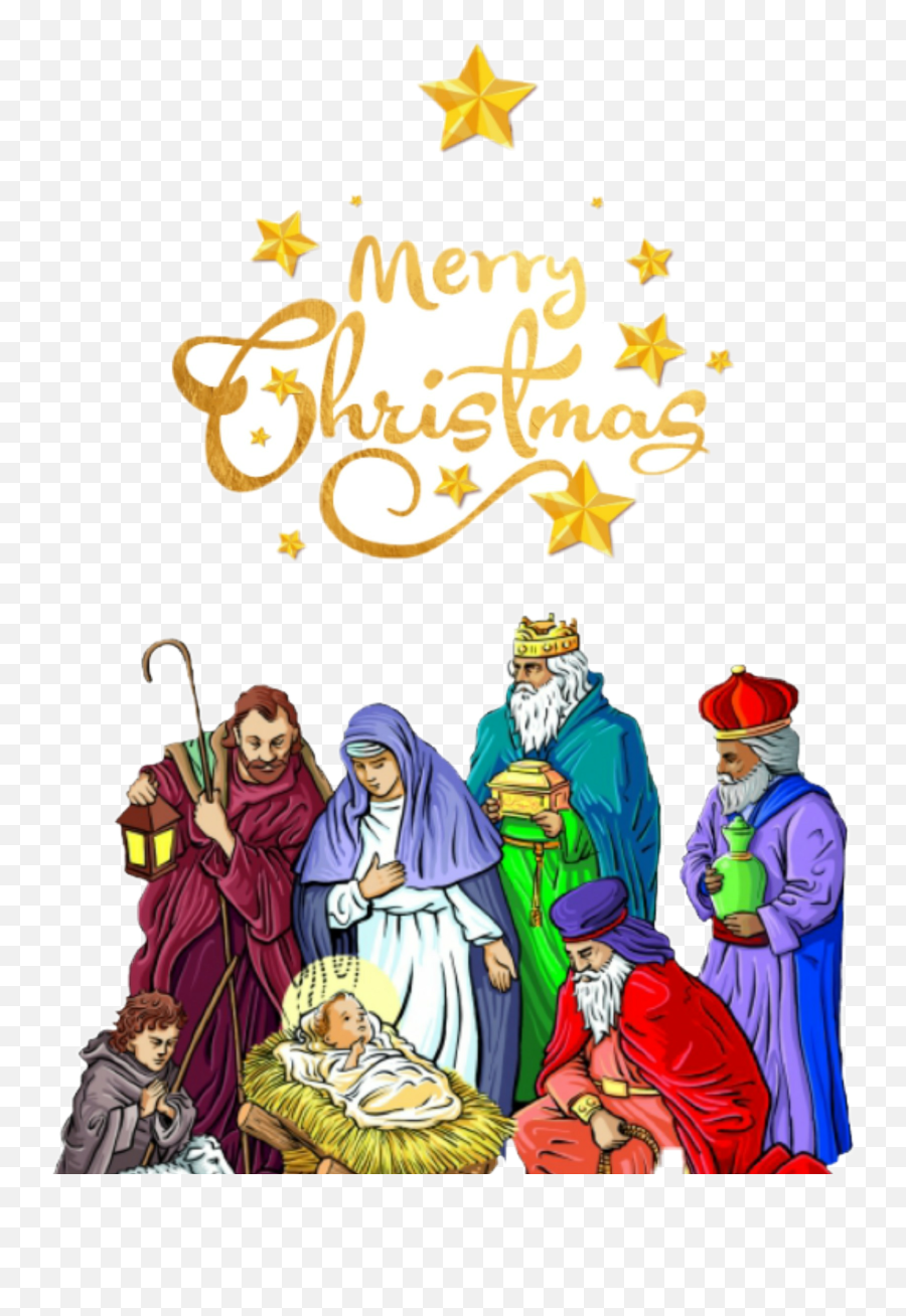 The Most Edited Iremixedit Picsart - Colorful Nativity Emoji,Nativity Scene Emoticons