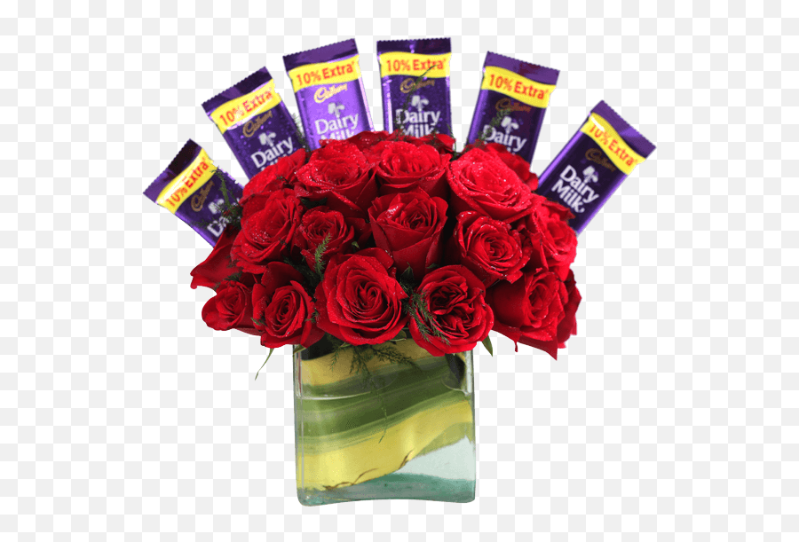 Roses U0026 Chocolates - Dairy Milk Chocolate With Rose Emoji,Deep Emotions Roses