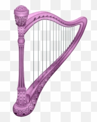 Ftestickers Harp Pink Sticker - Instrumento De Cuerdas Pulsadas Png Emoji,Harp Emoji
