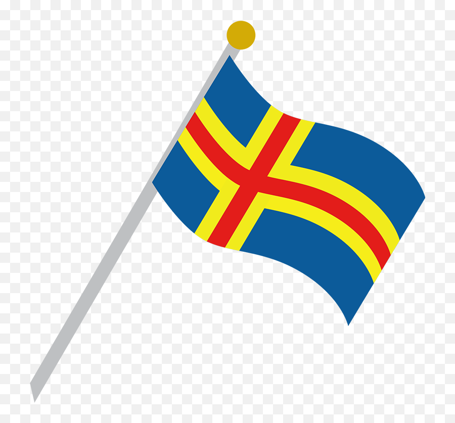 Emoji Åland Islands - Finland Toolbox Flagpole,Cross Emoji