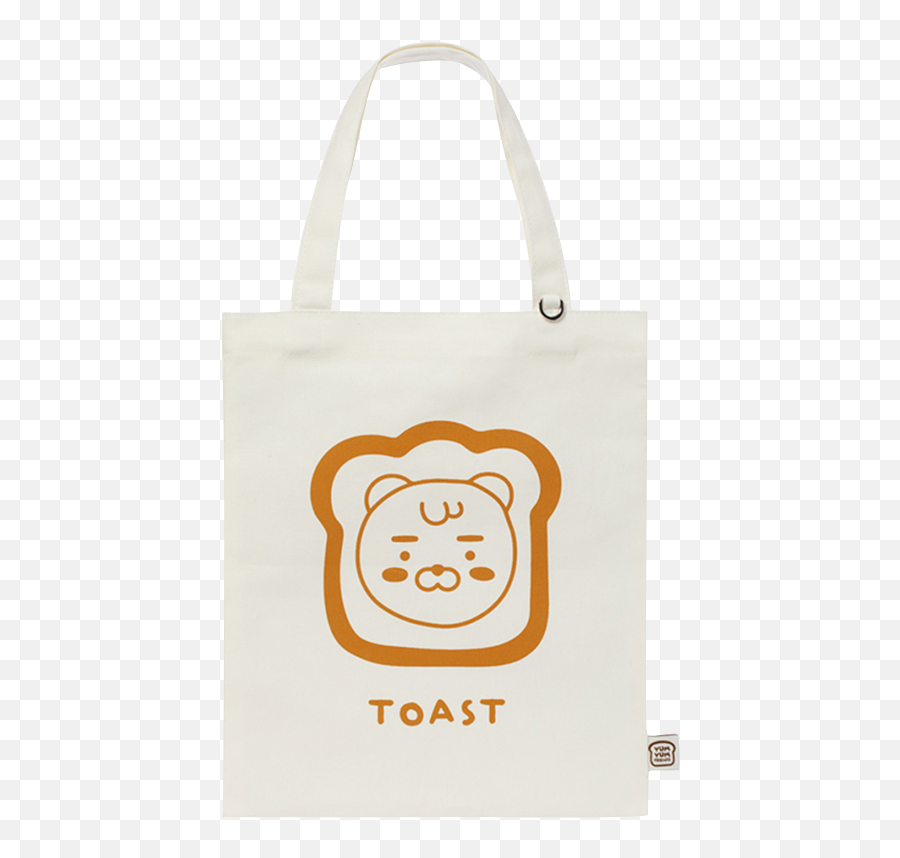 Kakao Friends Yumyum Series Mini Shopping Bag Ryan Fart Peach Apeach Canvas Storage Bag - Happy Emoji,Ryan Emoticon Kakao Text