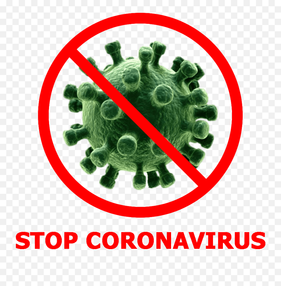 Stop Covid 19 Logo Png 15 - Corona Virus Symbol Png Emoji,Stop Emoji Transparent Background