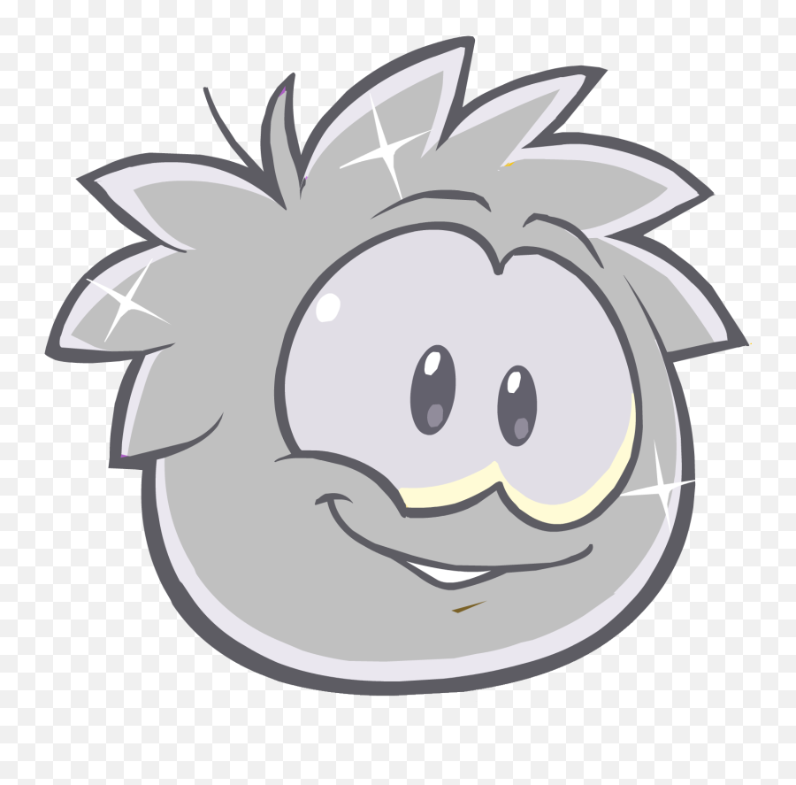 Silver Puffle Club Penguin Online Wiki Fandom - Puffle Dorado Emoji,Little Alien Head Emoticon
