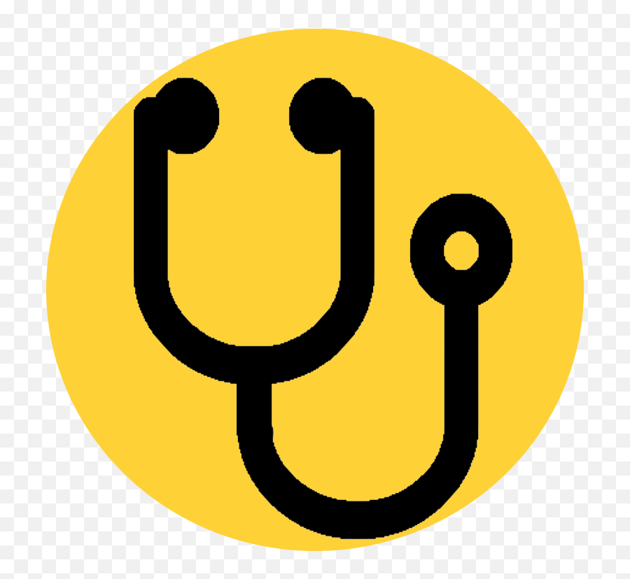 Nursing Care - Black Stethoscope Icon Clipart Full Size Transparent Nursing Icon Png Emoji,Heat Symbol Emoticon