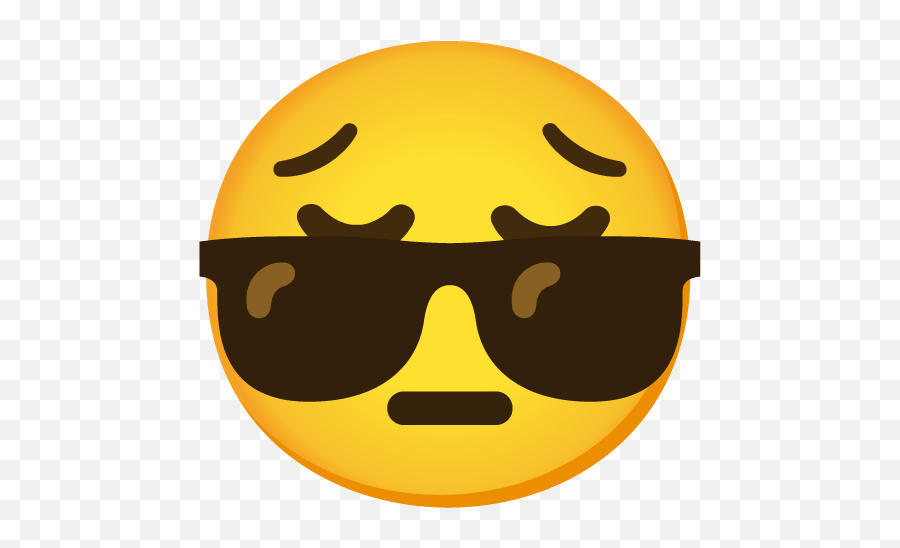 Emoji Mashup Bot On Twitter Sunglasses Pensive U003du2026 - Happy,Look Emoji