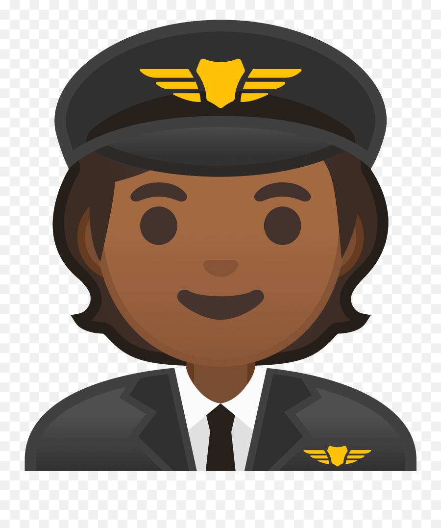 Pilot Emoji Clipart - Pilot Emoji Png,Emoji Wwl Pilot