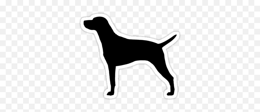 Vizsla Dog Sticker Animals Collectibles - Easy Border Terrier Silhouette Emoji,Vizsla Emoji