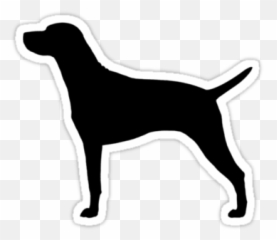Vizsla Dog Sticker Animals Collectibles - Easy Border Terrier Silhouette Emoji,Vizsla Emoji