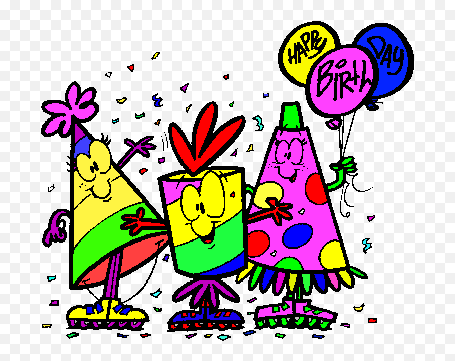 Happy Birthday Handsome U2013 Virtual University Of Pakistan - Animated Birthday Celebration Birthday Clipart Emoji,Happy Birthday Emoticons