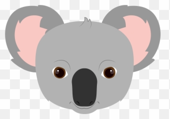 Koala Face Clipart - Koala Face Clipart Emoji,Koala Emoji Png